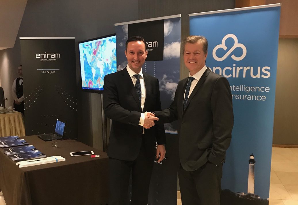 Andrew Yeoman, Concirrus CEO and Johan Backas, Managing Director at Eniram.